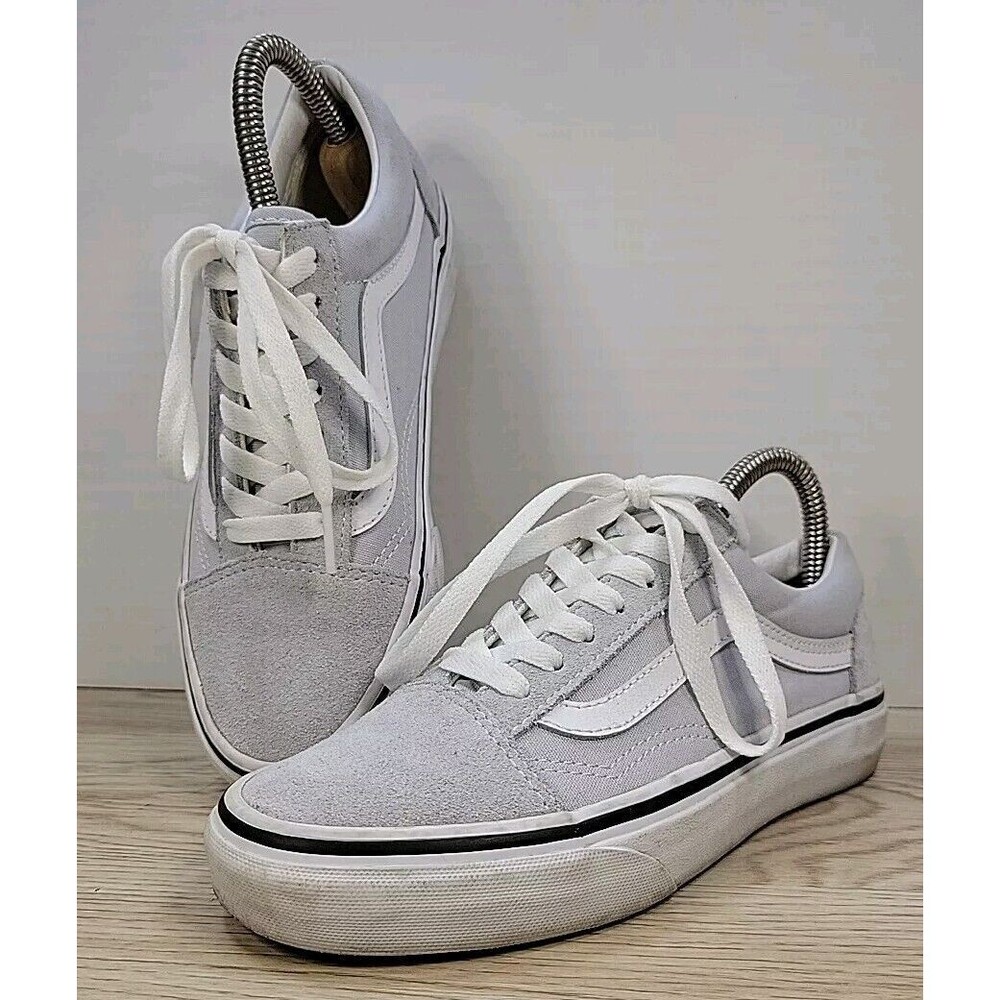 Vans Old Skool Gray Suede & Canvas Low Top Skate Shoes M 4/W 5.5 751505
